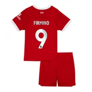 Liverpool Roberto Firmino #9 kläder Barn 2023-24 Hemmatröja Kortärmad (+ korta byxor)